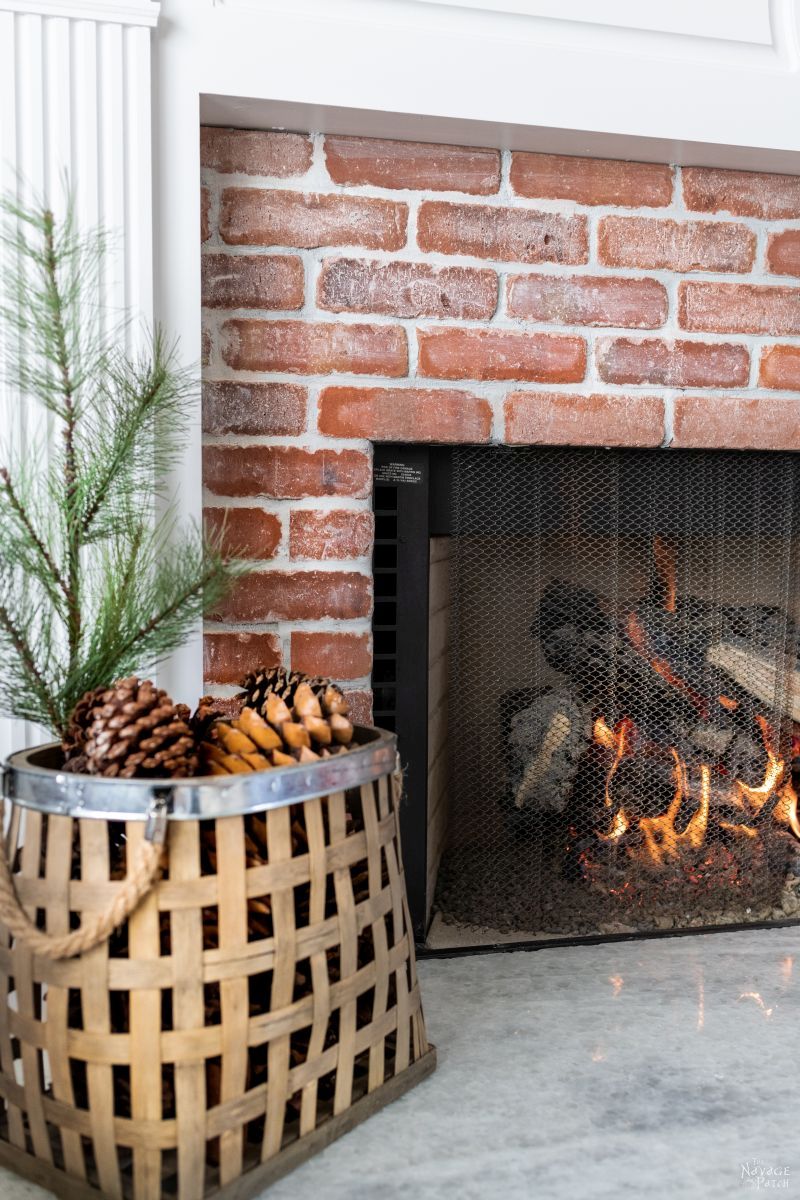 Fireplace Makeover - TheNavagePatch.com