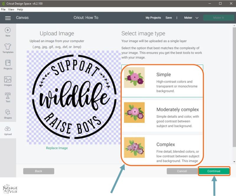 How to Upload Images to Cricut Design Space - TheNavagePatch.com 