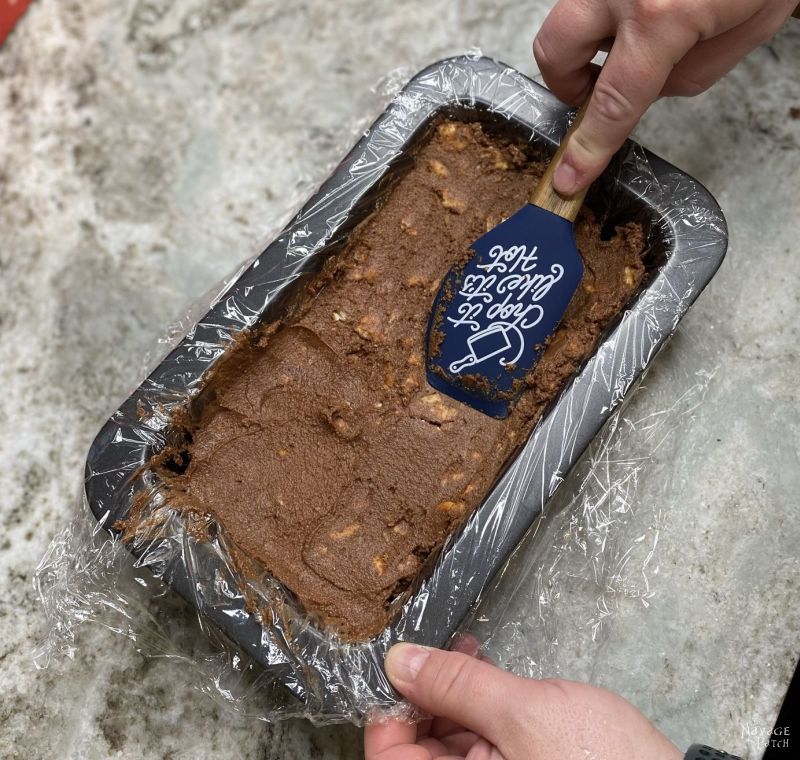 making mosaic cake