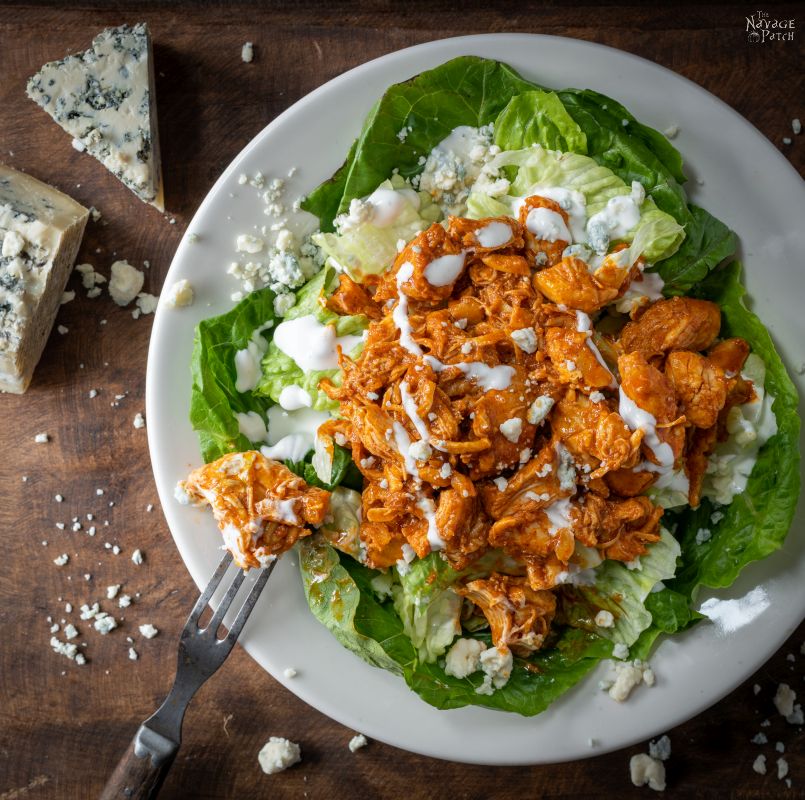 Buffalo Chicken Salad - TheNavagePatch.com