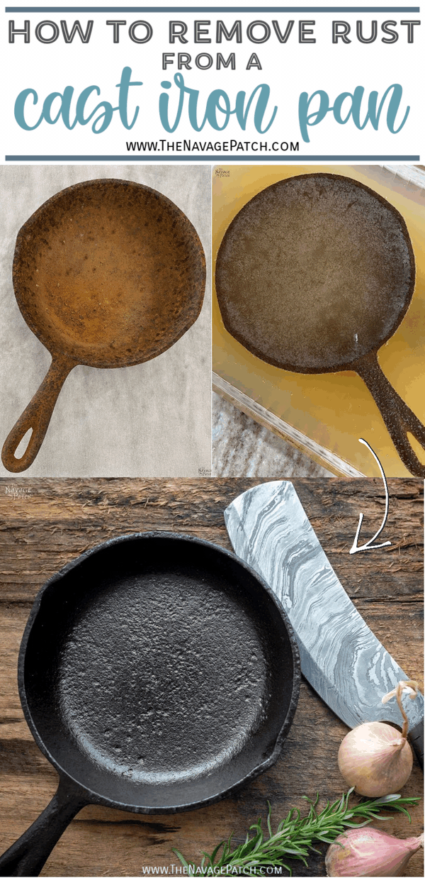 How to restore and season a cast iron pan - TheNavagePatch.com