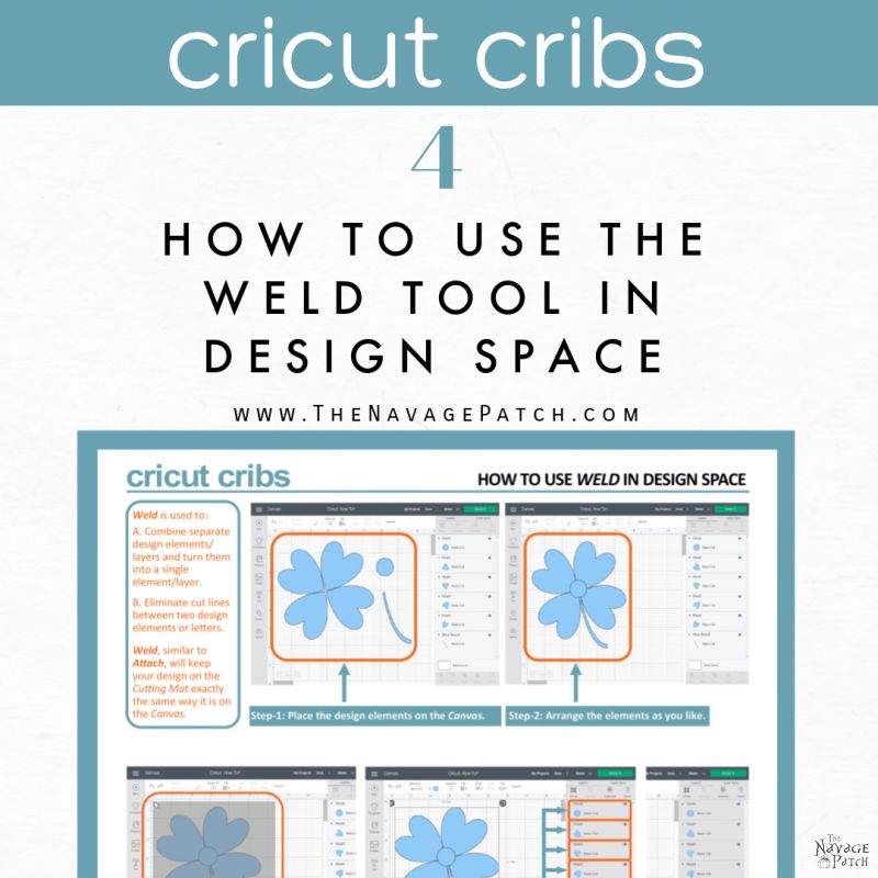 How to Weld in Cricut Design Space - TheNavagePatch.com