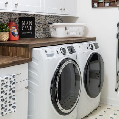Laundry Room Remodel Reveal - TheNavagePatch.com