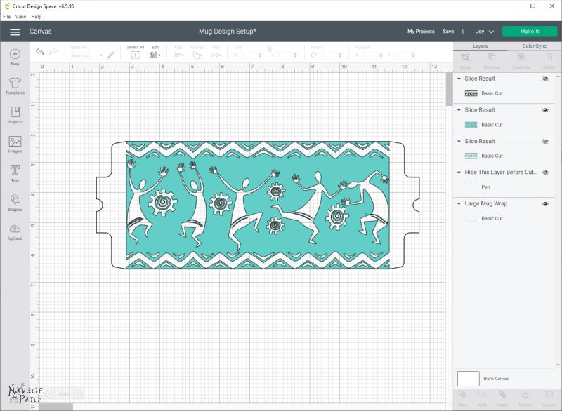 Making mugs designs in Cricut Design Space