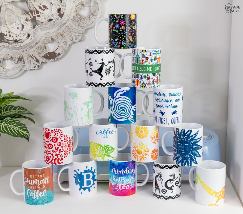 Cricut Blank Mug, Ceramic-Coated, Dishwasher & Microwave Safe Mug to  Decorate, Cricut Mug Press & Infusible Ink Compatible,15 Oz Sublimation  Mug