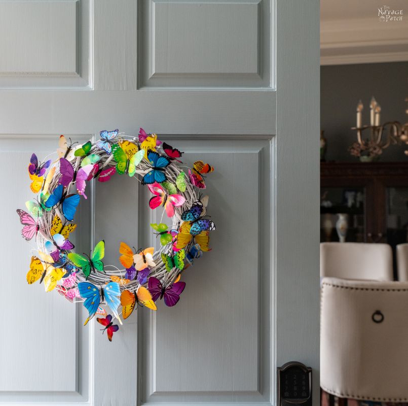 DIY Butterfly Wreath