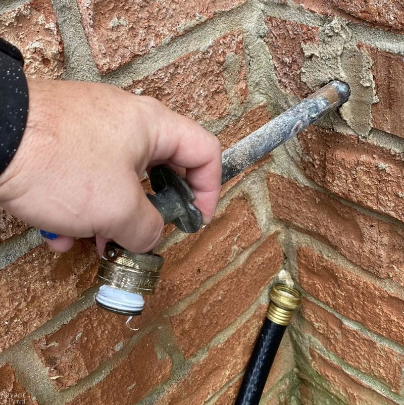 how to replace a hose bib - TheNavagePatch.com