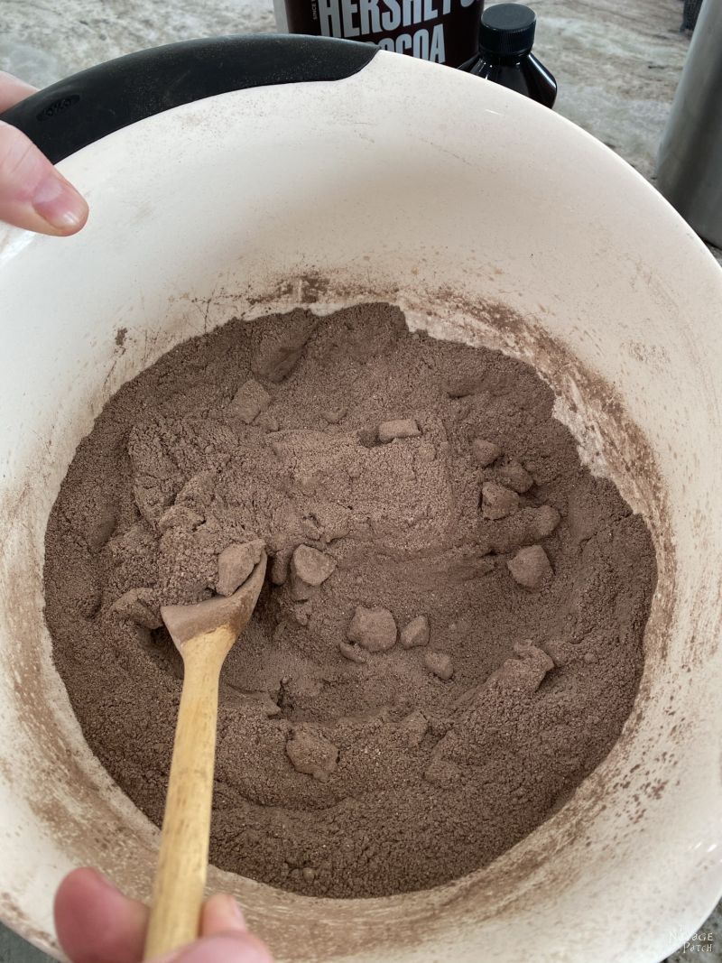 dry ingredients in bowl