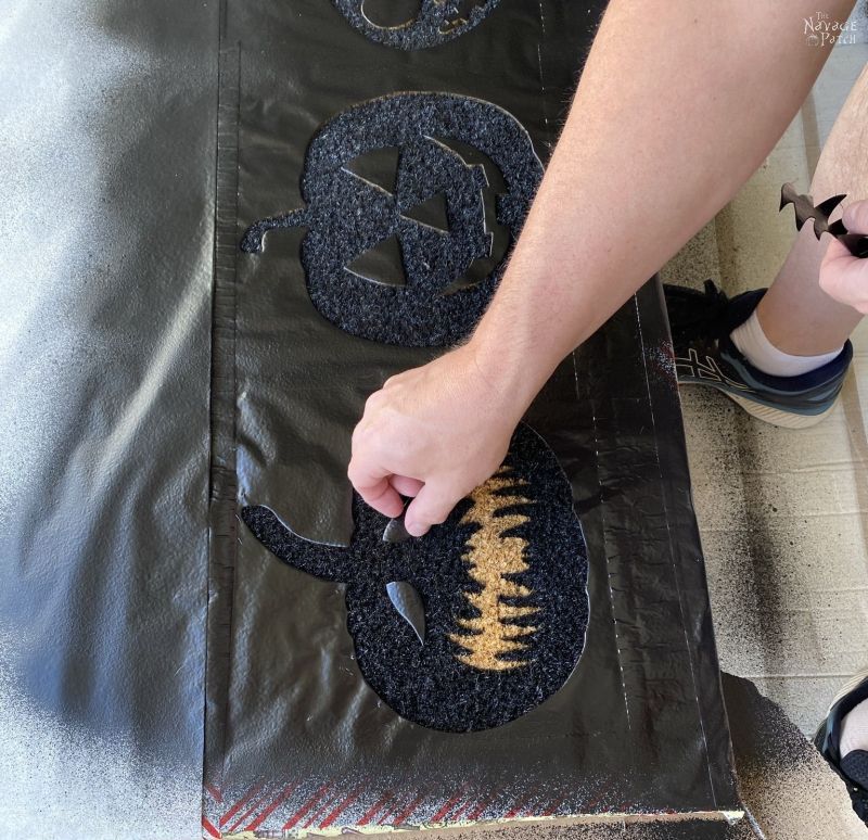 pumpkin door mat