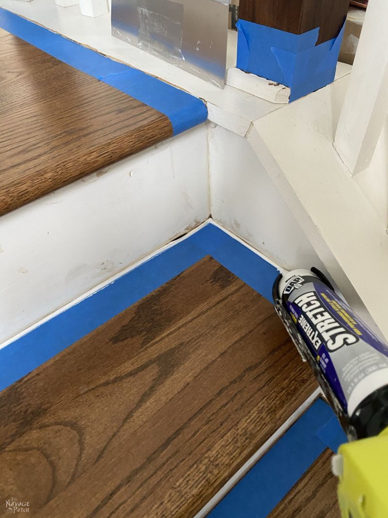 caulk for painting stair risers