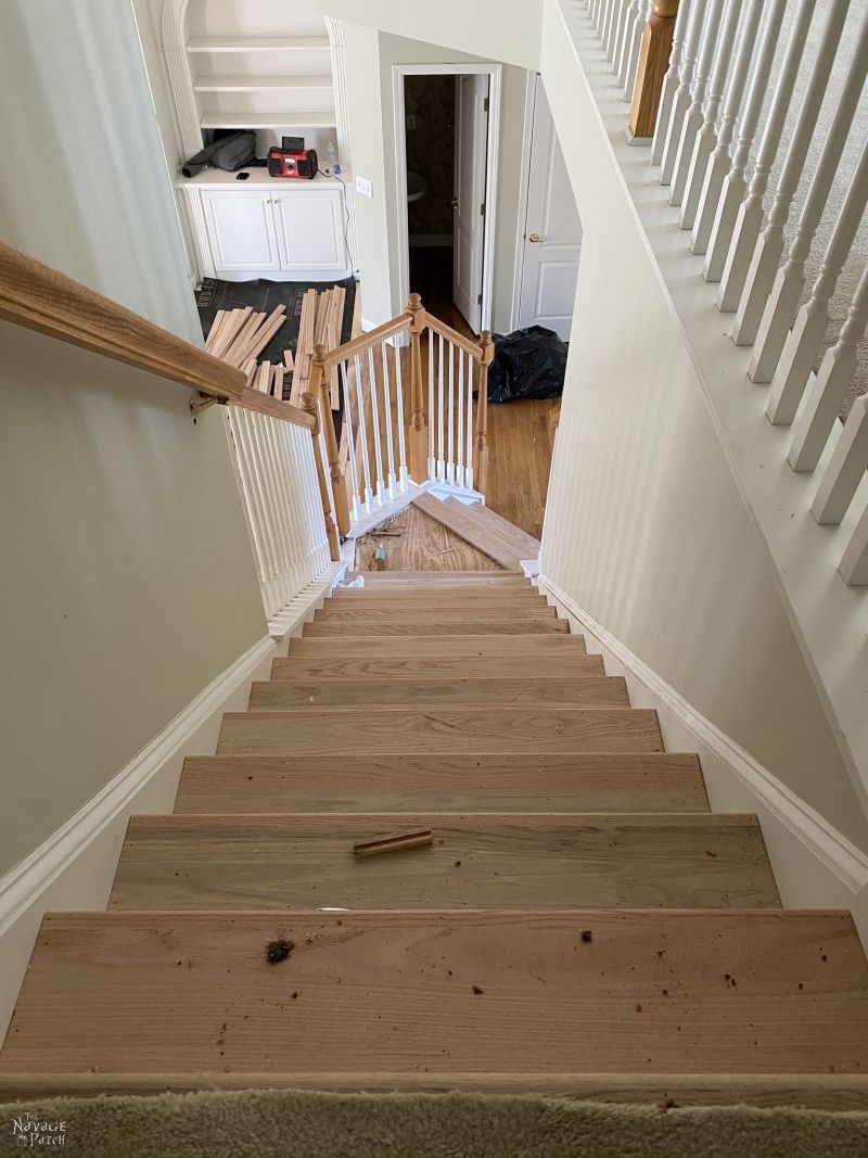 new oak stairs