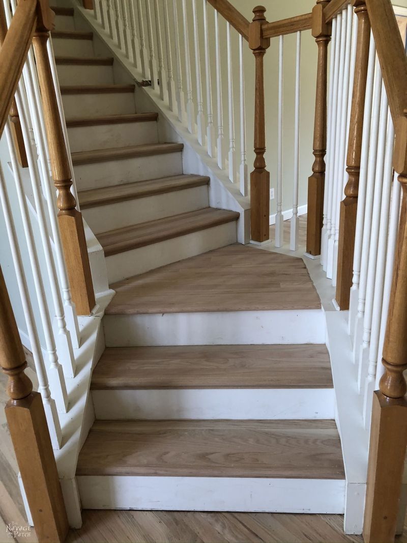 new oak stairs