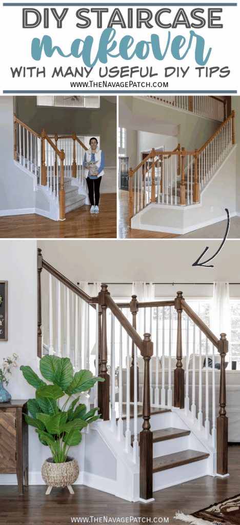 Staircase Makeover - TheNavagePatch.com