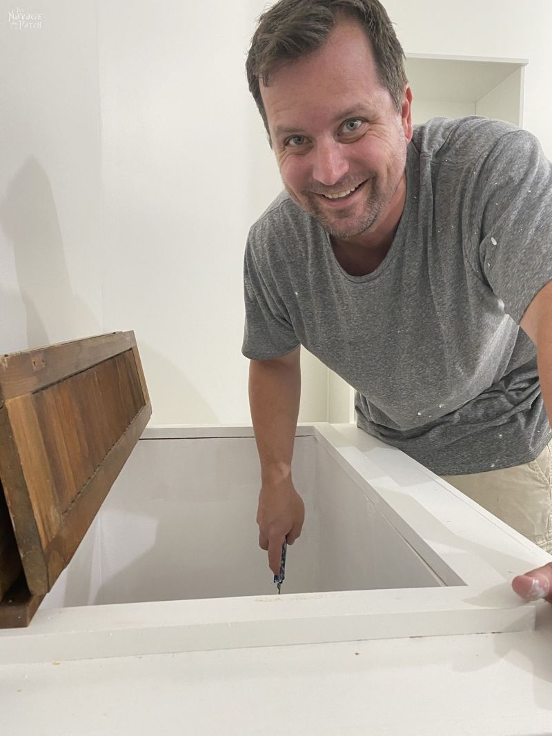 painting a laundry chute