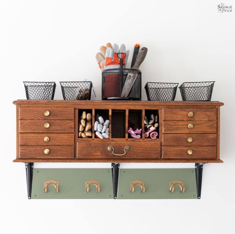 Repurposed Desk Hutch - TheNavagePatch.com