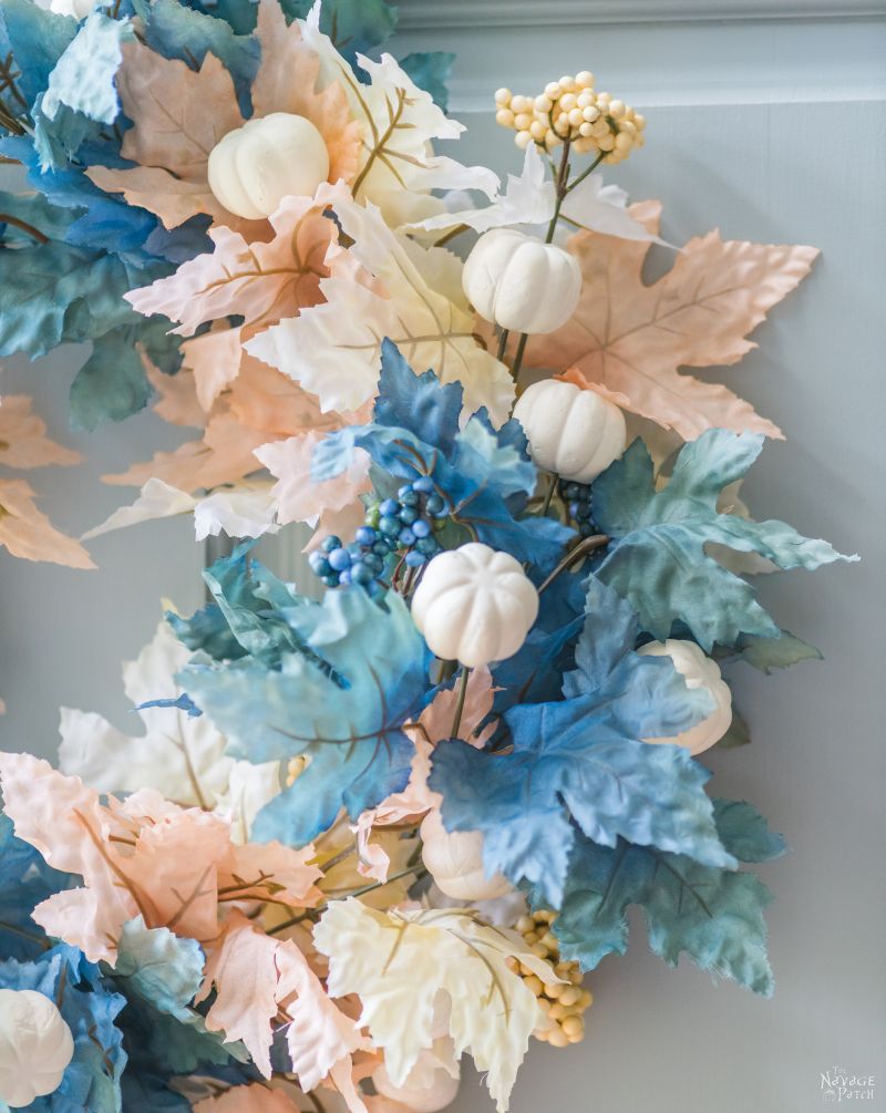 DIY Dollar Tree Fall Wreath - TheNavagePatch.com