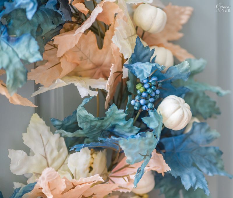 DIY Dollar Tree Fall Wreath - TheNavagePatch.com