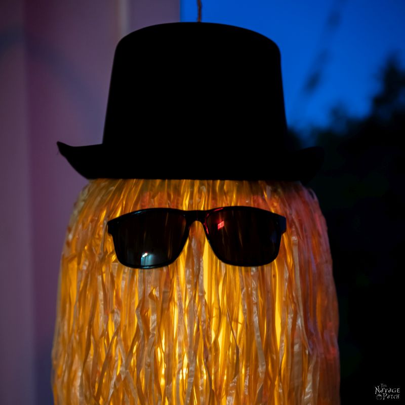 DIY Cousin Itt Pathway Light - TheNavagePatch.com