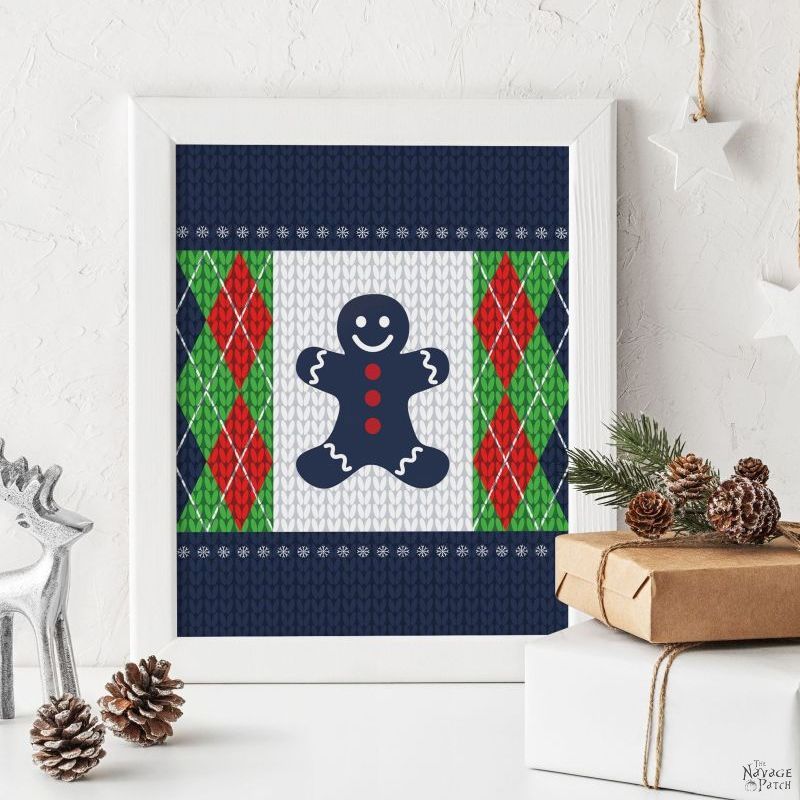 Free Christmas Sweater Printables - TheNavagePatch.com