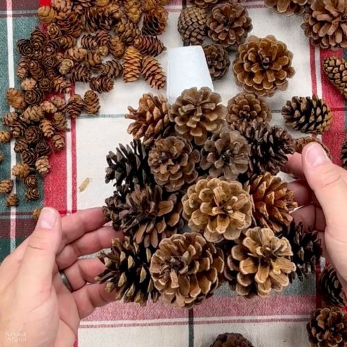 DIY Pine Cone Christmas Tree - The Navage Patch