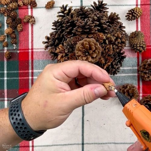 DIY Pine Cone Christmas Tree - The Navage Patch