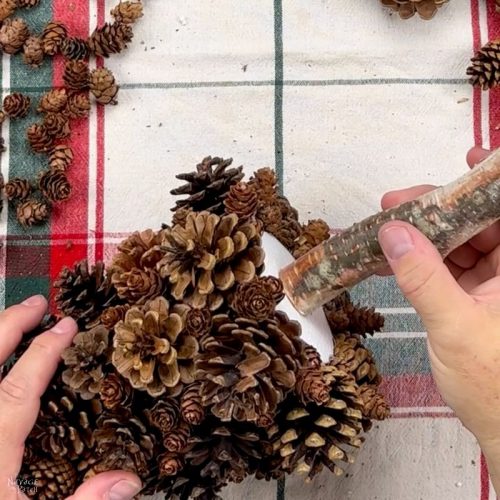 DIY Pine Cone Christmas Tree - The Navage Patch