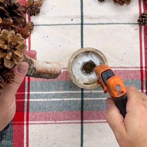 DIY Pine Cone Christmas Tree - The Navage Patch