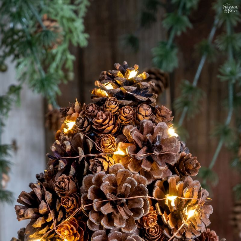 DIY Pine Cone Christmas Tree - TheNavagePatch.com