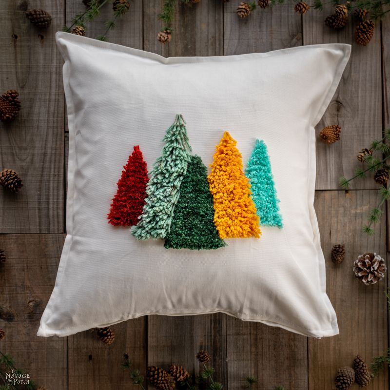 DIY Plaid Christmas Pillows - A Wonderful Thought