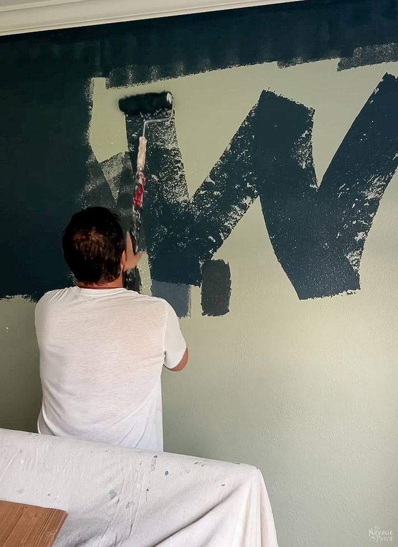 painting an accent wall
