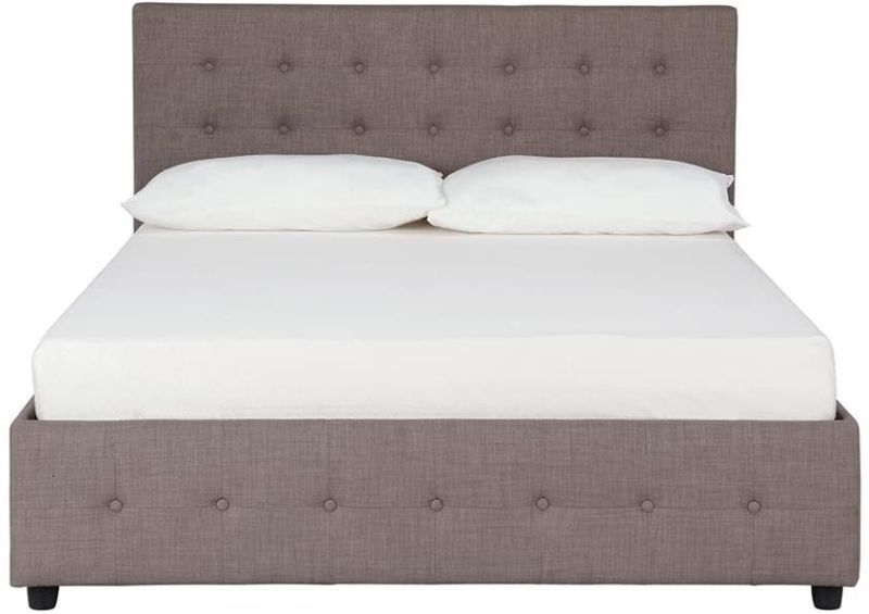 gray bed