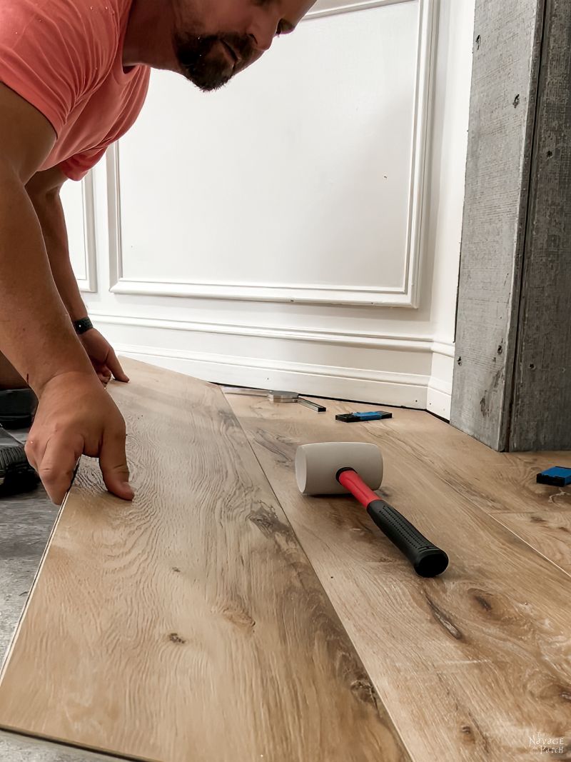 How to Install Luxury Vinyl Plank Flooring - The Navage Patch