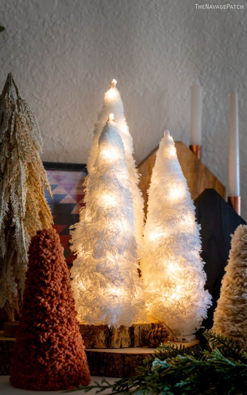 DIY Dollar Tree Duster Trees by TheNavagePatch.com