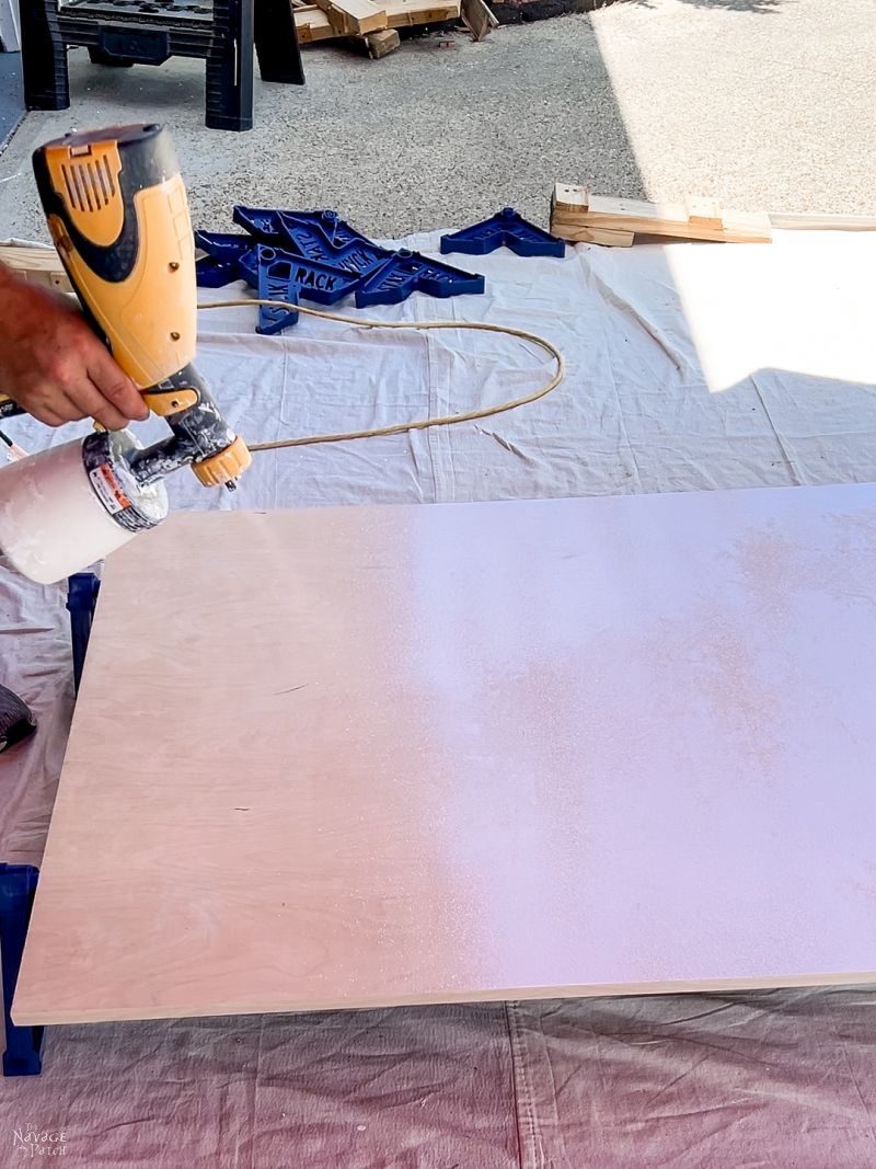 priming plywood