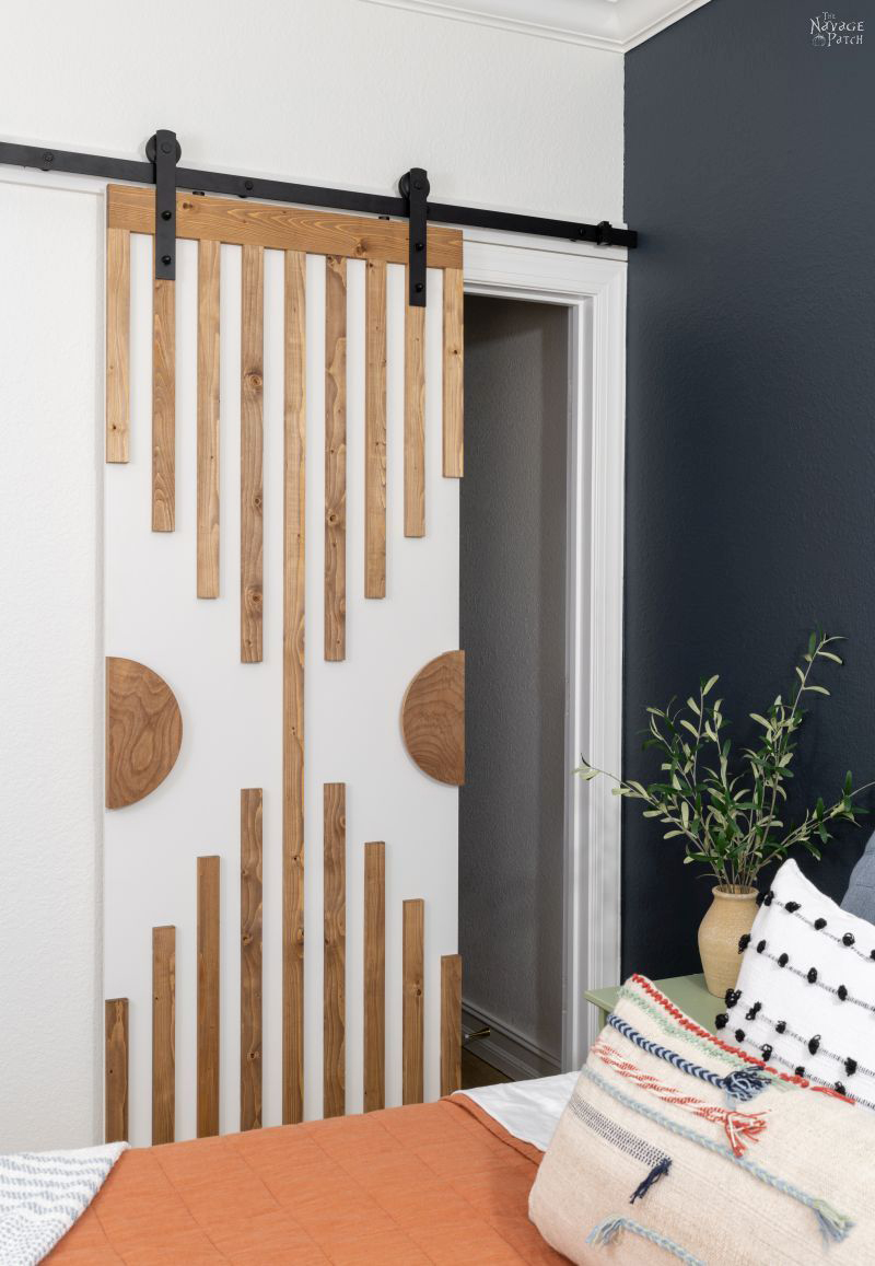 DIY Modern Sliding Barn Door - How to Build a Sliding Barn Door - TheNavagePatch.com