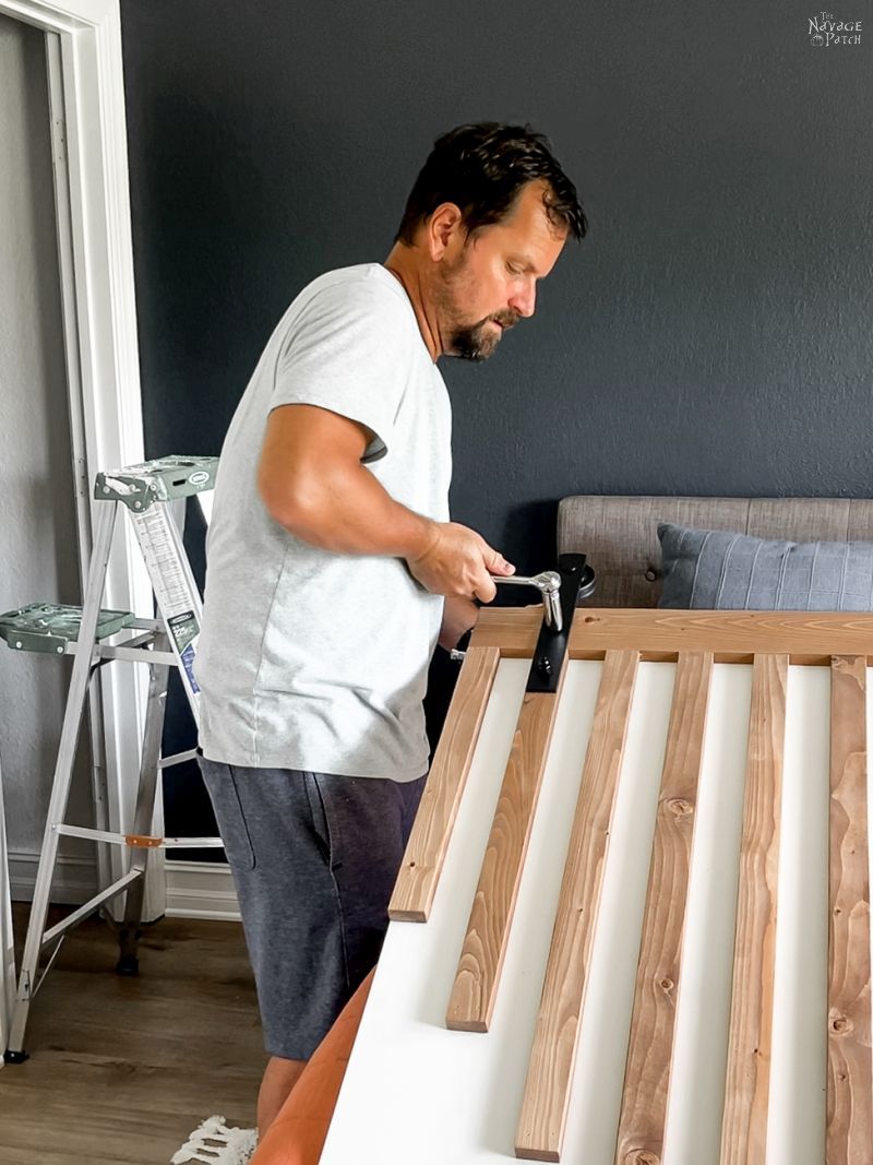 putting wheels on a sliding barn door