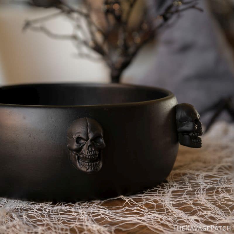 DIY Halloween Candy Bowl (West Elm Dupe)- TheNavagePatch.com