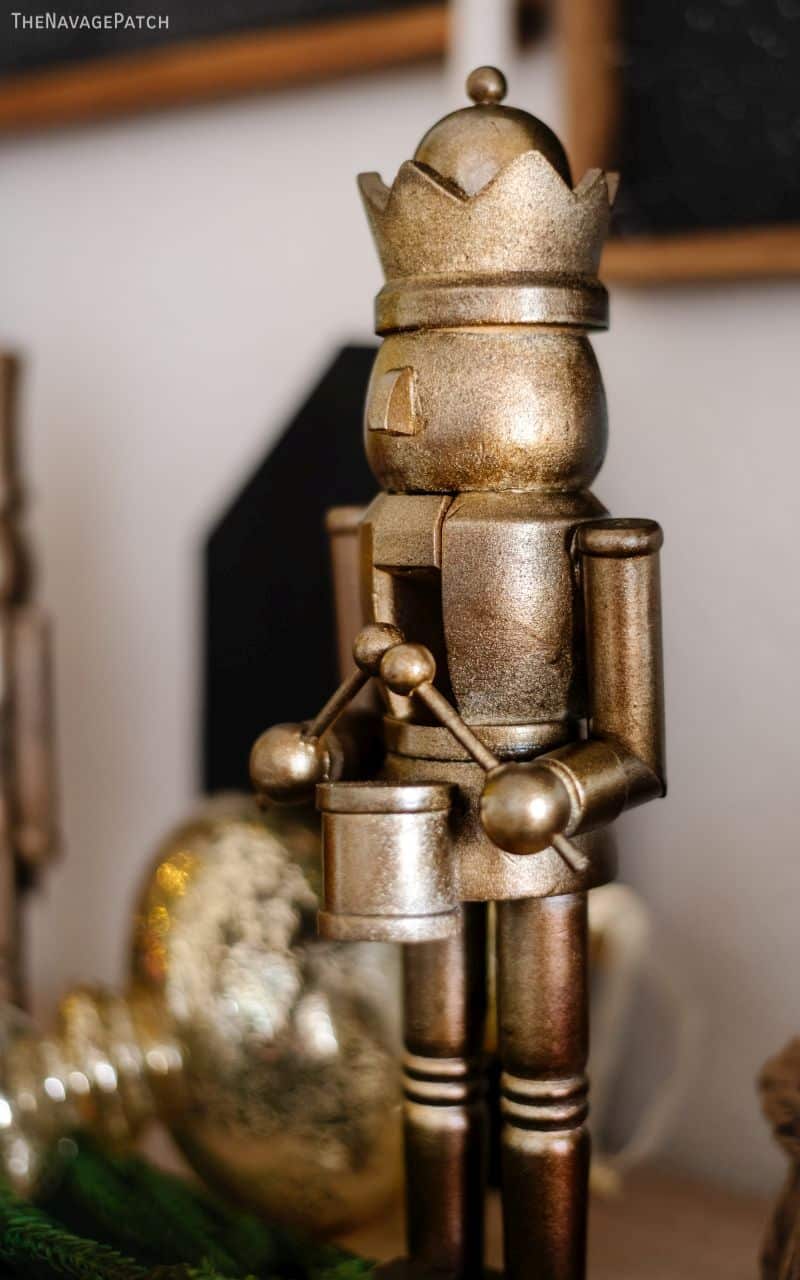 DIY Antique Brass Nutcrackers (Arhaus Dupe) by TheNavagePatch.com