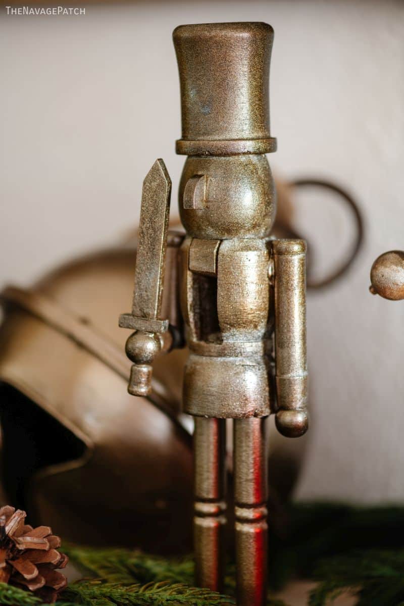 DIY Antique Brass Nutcrackers (Arhaus Dupe) by TheNavagePatch.com