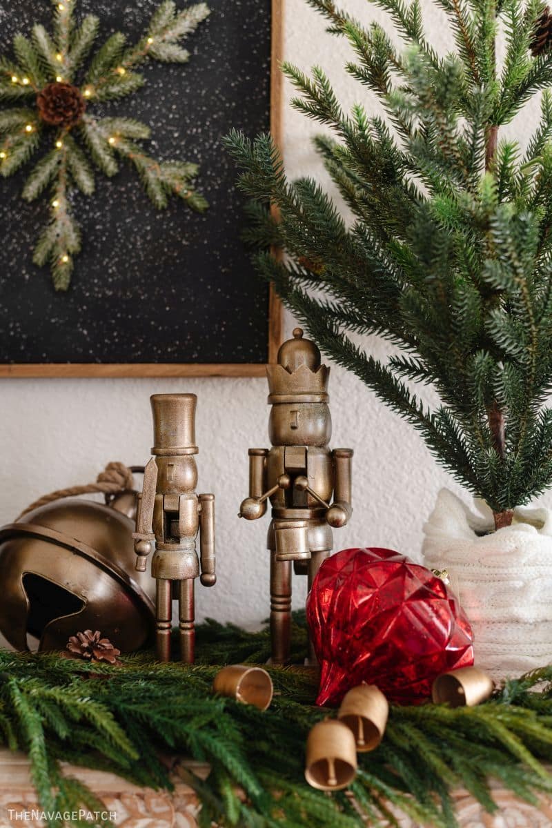 DIY Antique Brass Nutcrackers (Arhaus Dupe) by TheNavagePatch.com