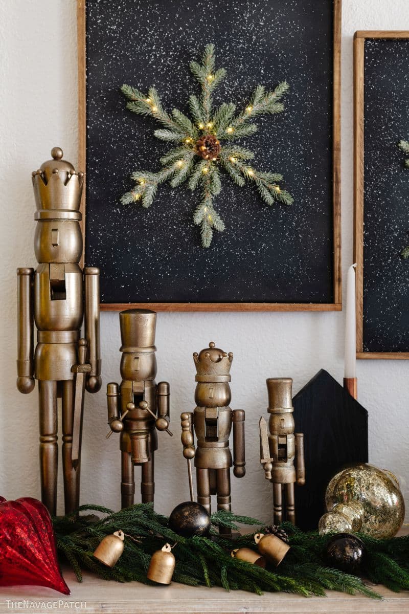 DIY Antique Brass Nutcrackers (Arhaus Dupe) by TheNavagePatch.com