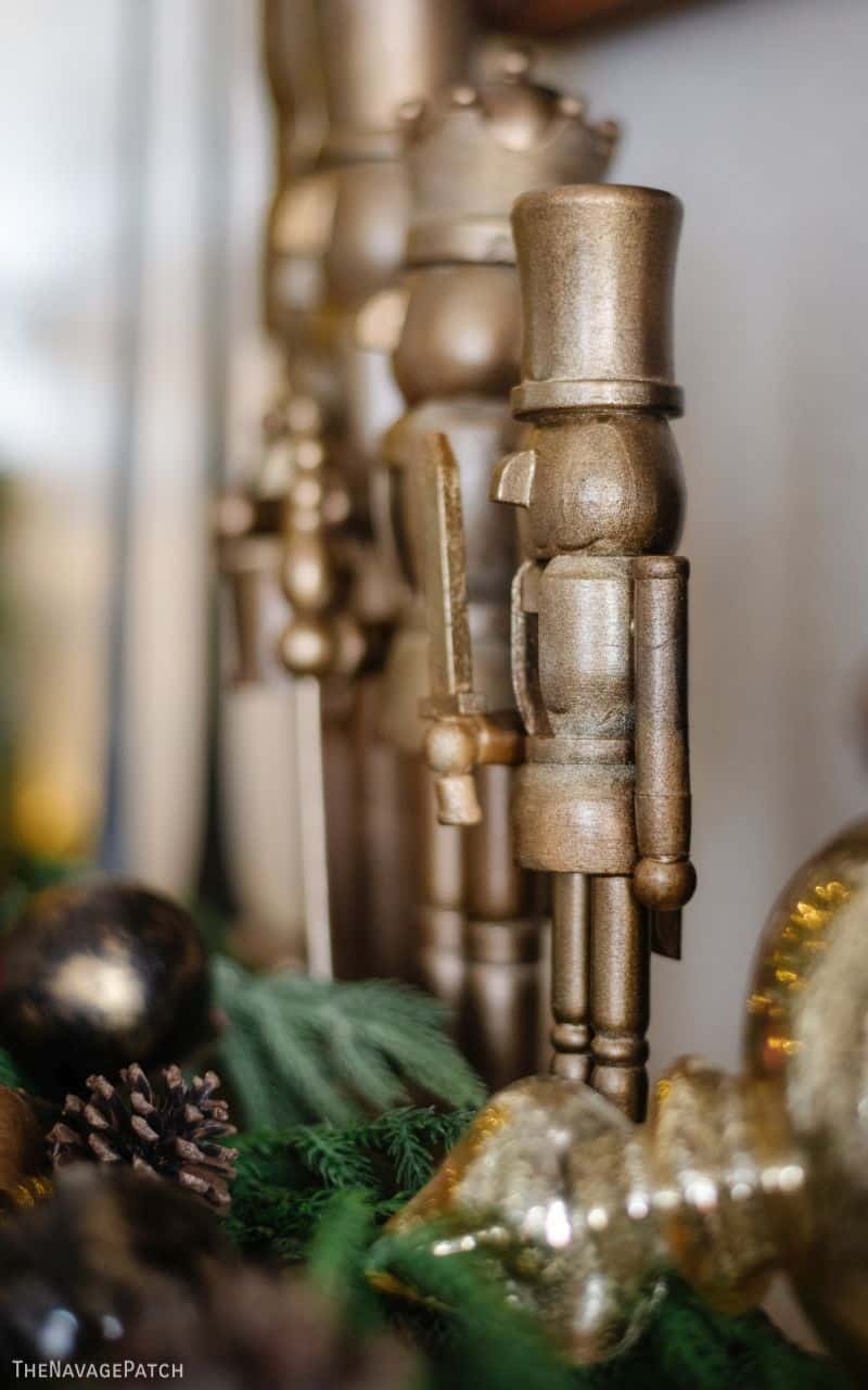 DIY Antique Brass Nutcrackers (Arhaus Dupe) by TheNavagePatch.com