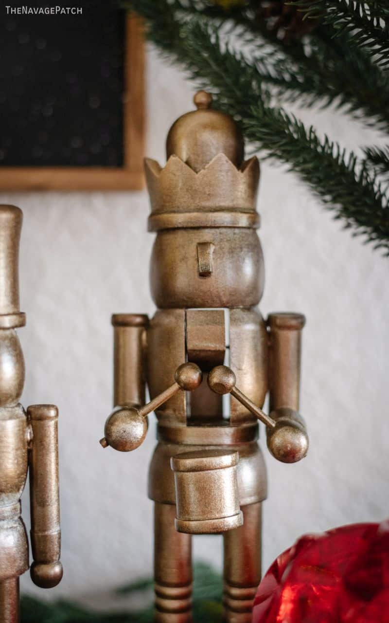 DIY Antique Brass Nutcrackers (Arhaus Dupe) by TheNavagePatch.com