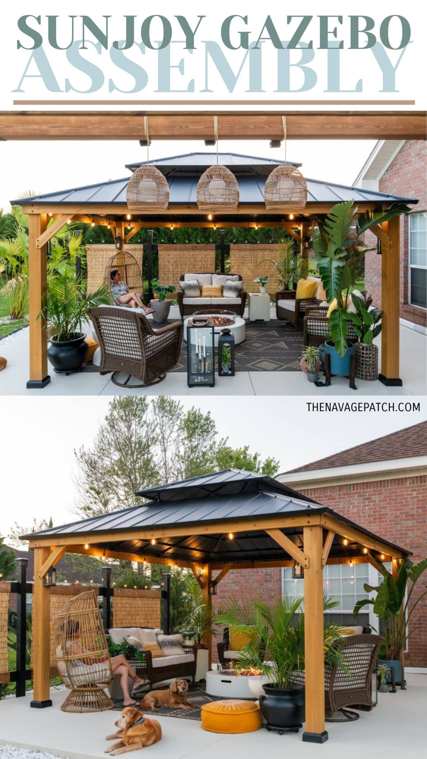 DIY Gazebo - TheNavagePatch.com