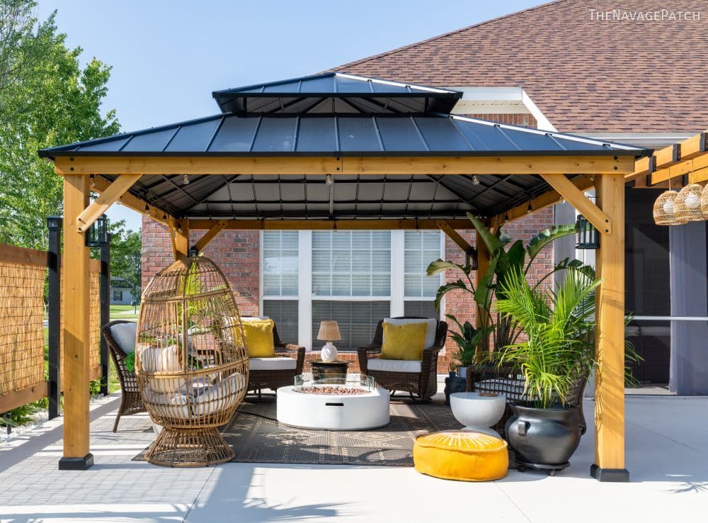 DIY Gazebo - TheNavagePatch.com