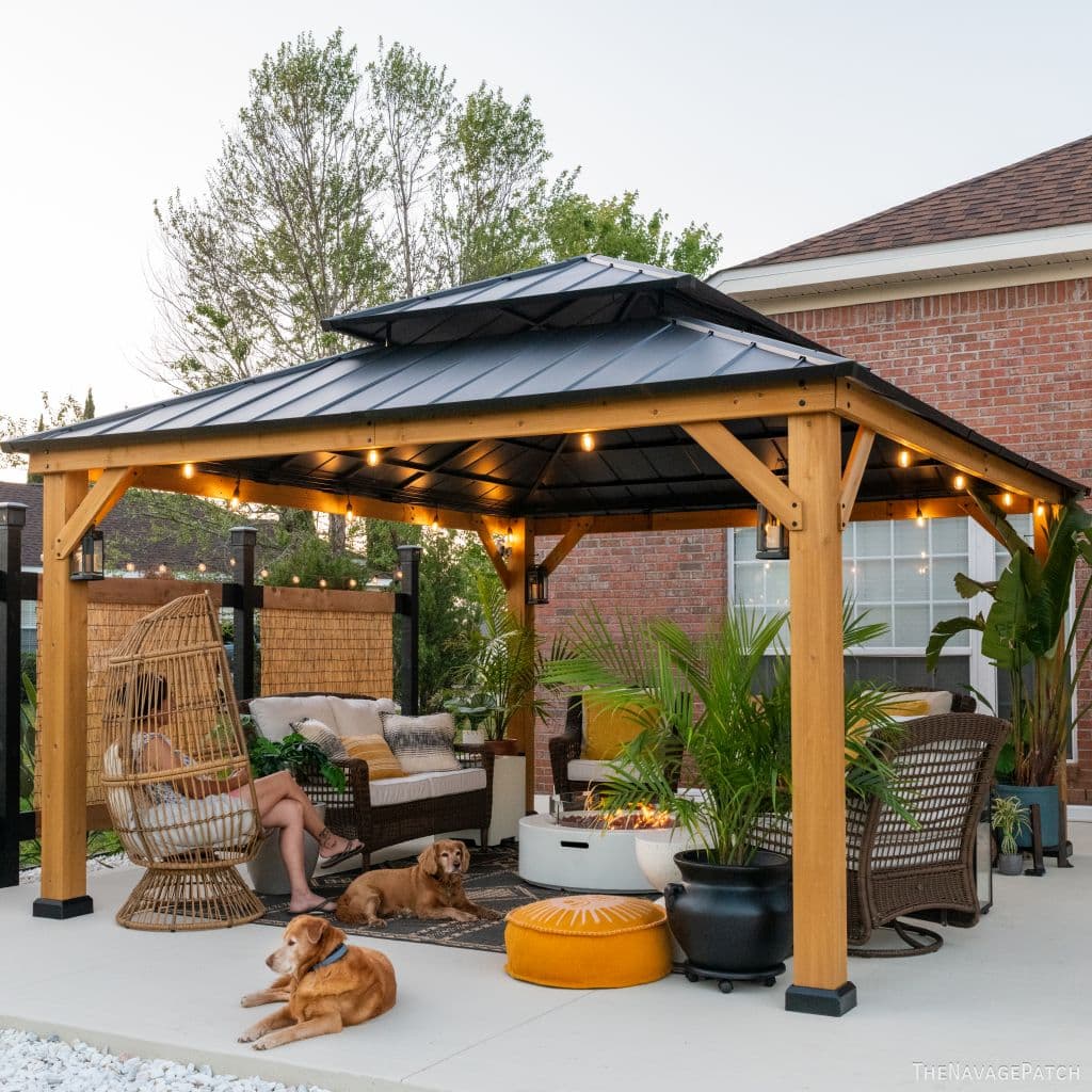 DIY Gazebo - TheNavagePatch.com