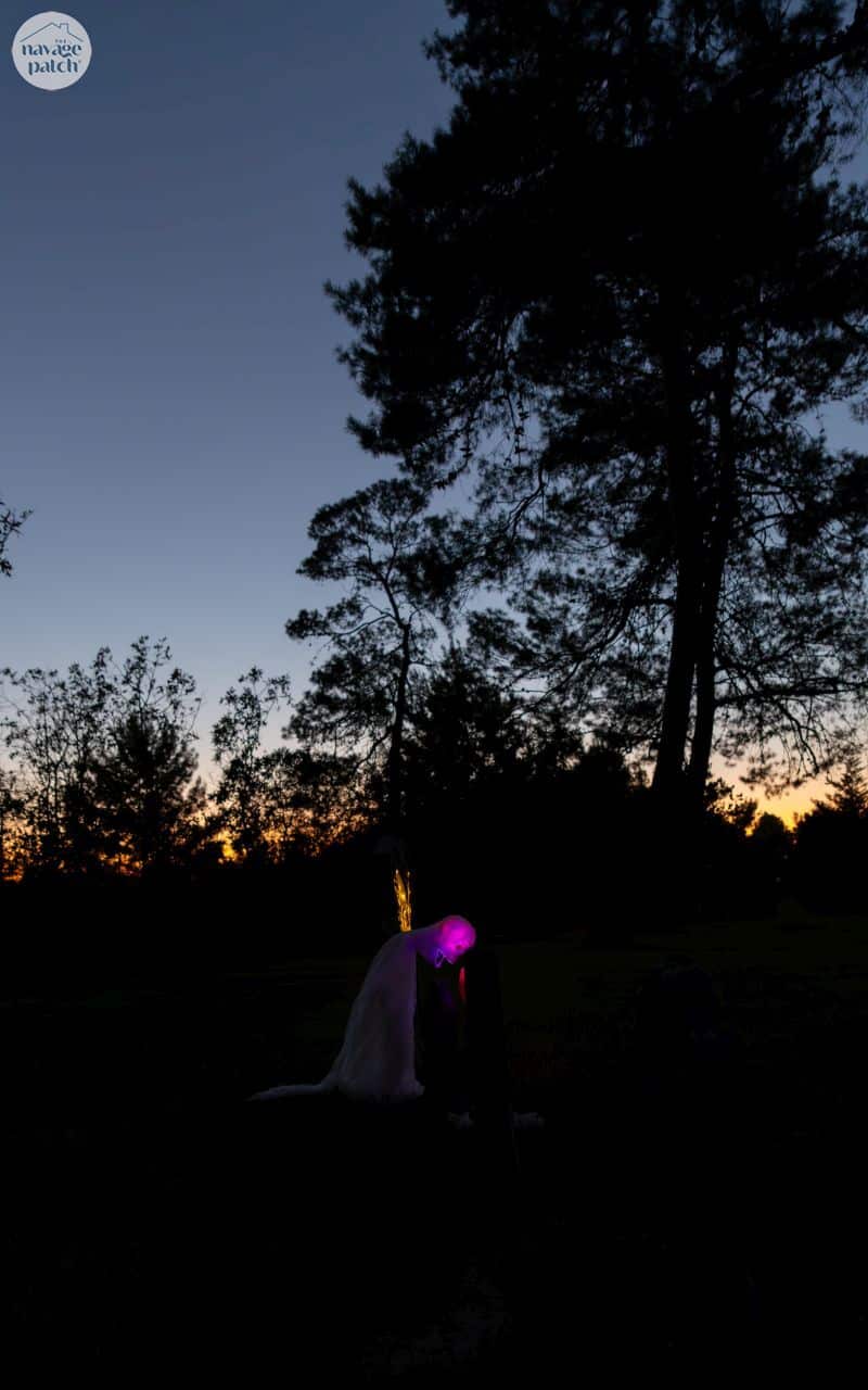 DIY Halloween Graveyard by TheNavagePatch.com