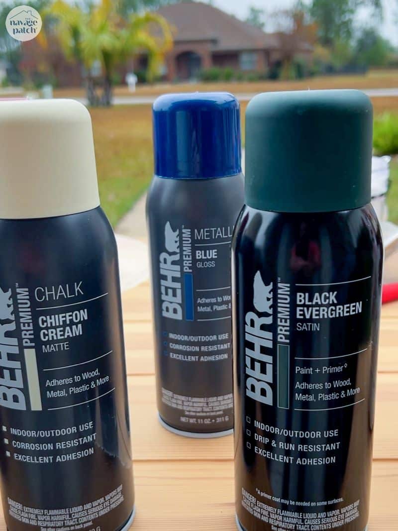 behr spray paint