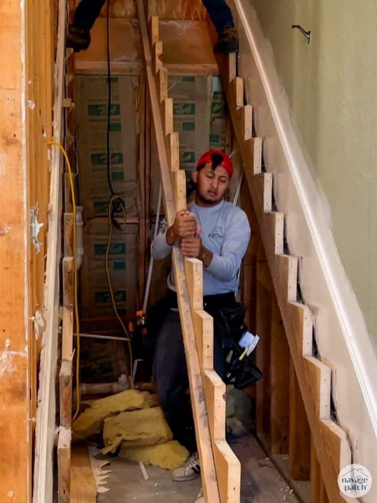 Garage Entryway Remodel Part 1 - The Navage Patch
