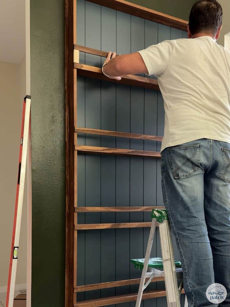 adding gallery rail to plate rack